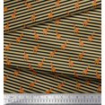 thumbnail image 2 of Soimoi Poly Georgette Fabric Stripe & Giraffe Animal Print Fabric by The Yard 52 Inch Wide, 2 of 3