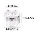 thumbnail image 3 of TopLLC Kitchen Accessories,Home And Kitchen,Kitchen Tools, Furniture Risers Round Bed Risers Heavy Duty 4 Inch Adjustable Bed Lifts Risers For Bed Frame Desk Table Sofa Chair Riser desk Risers, 3 of 9