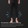 thumbnail image 3 of POINTERTECK Basketball Pants with Knee Pads  Black Knee Pads Compression Pants, 3 of 7