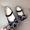 thumbnail image 4 of JDQJBZ Girls Casual Shoes Princess Rhinestones Bow Soft Sole Flats, 4 of 4