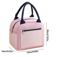 thumbnail image 3 of Ohufall Small Thickened Insulated Lunch Bag Portable Reusable Lunch Tote For Office Worker Student, 3 of 7