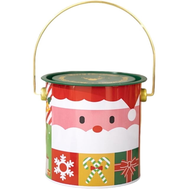 DIANWUDG Christmas Vintage Cookies Jar Cookiess Jars For Kitchen Counter Airtight Jar Cookies Containers Cookies Tin With Lids For Gift Giving Large Cookies