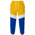 thumbnail image 1 of Styesk Men's Pants Men's Spring And Winter Fashion Color Match Casual Sports Popular Sweatpants Pants, 1 of 3