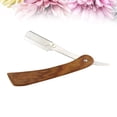 thumbnail image 2 of Bamboohart Chic Straight Barber Steel Razors Shaving Folding Men Vintage Straight Metal Hair Shaper Barber Razor without, 2 of 6