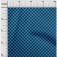 thumbnail image 2 of oneOone Cotton Cambric Blue Fabric Check Craft Projects Decor Fabric Printed By The Yard 42 Inch Wide, 2 of 4