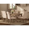 thumbnail image 3 of Ensemble de Salle à Manger en Bois Rustique 7 Pcs, Ensemble Table et Chaises Mi-Siècle Moderne pour Salles à Manger Spacieuses et Invités de Réception - Morden Fort, 3 of 5