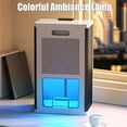 thumbnail image 3 of Home Dehumidifier, Maximum 850sqft Auto Shut Off Function 95oz Small Dehumidifier  for Basement Garage RV US Plug AC110-220V, 3 of 7
