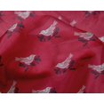 thumbnail image 4 of oneOone Silk Tabby Fabric Branch & Bird Block Print Fabric By Yard 42 Inch Wide, 4 of 4
