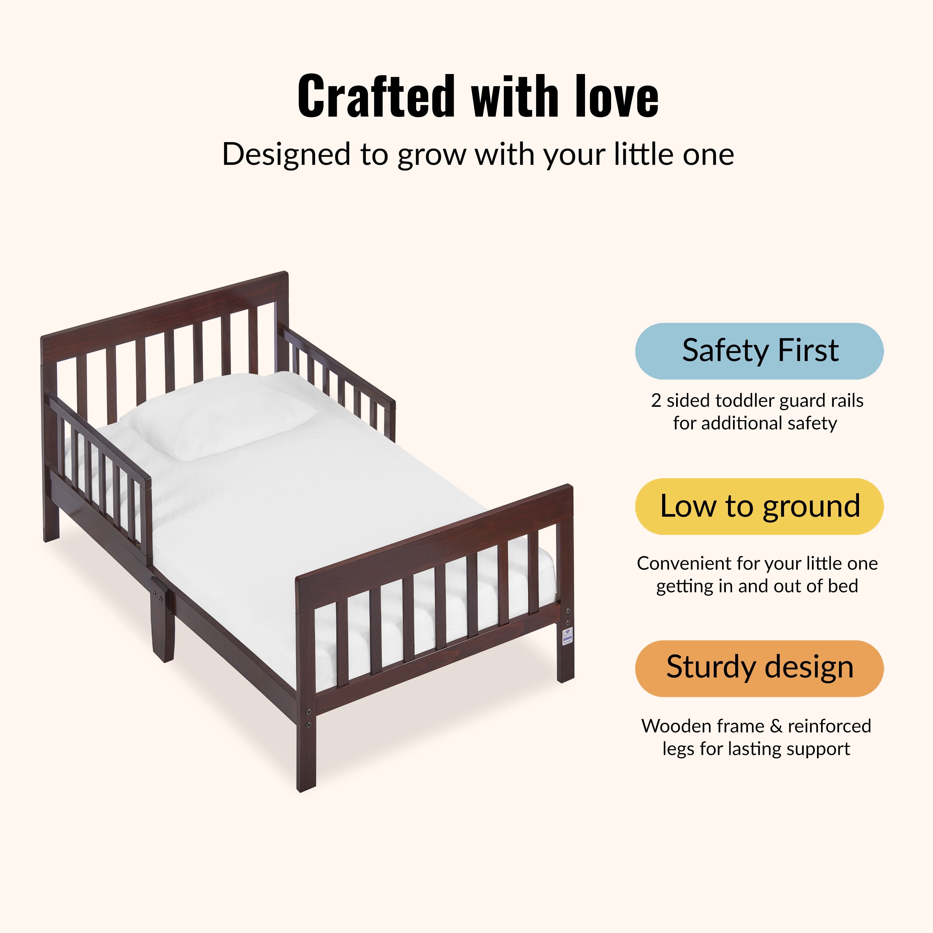 Dream On Me Finn Toddler Bed
