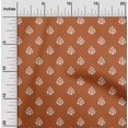 thumbnail image 1 of oneOone Cotton Poplin Fabric Floral Block Printed Fabric 1 Yard 56 Inch Wide, 1 of 4