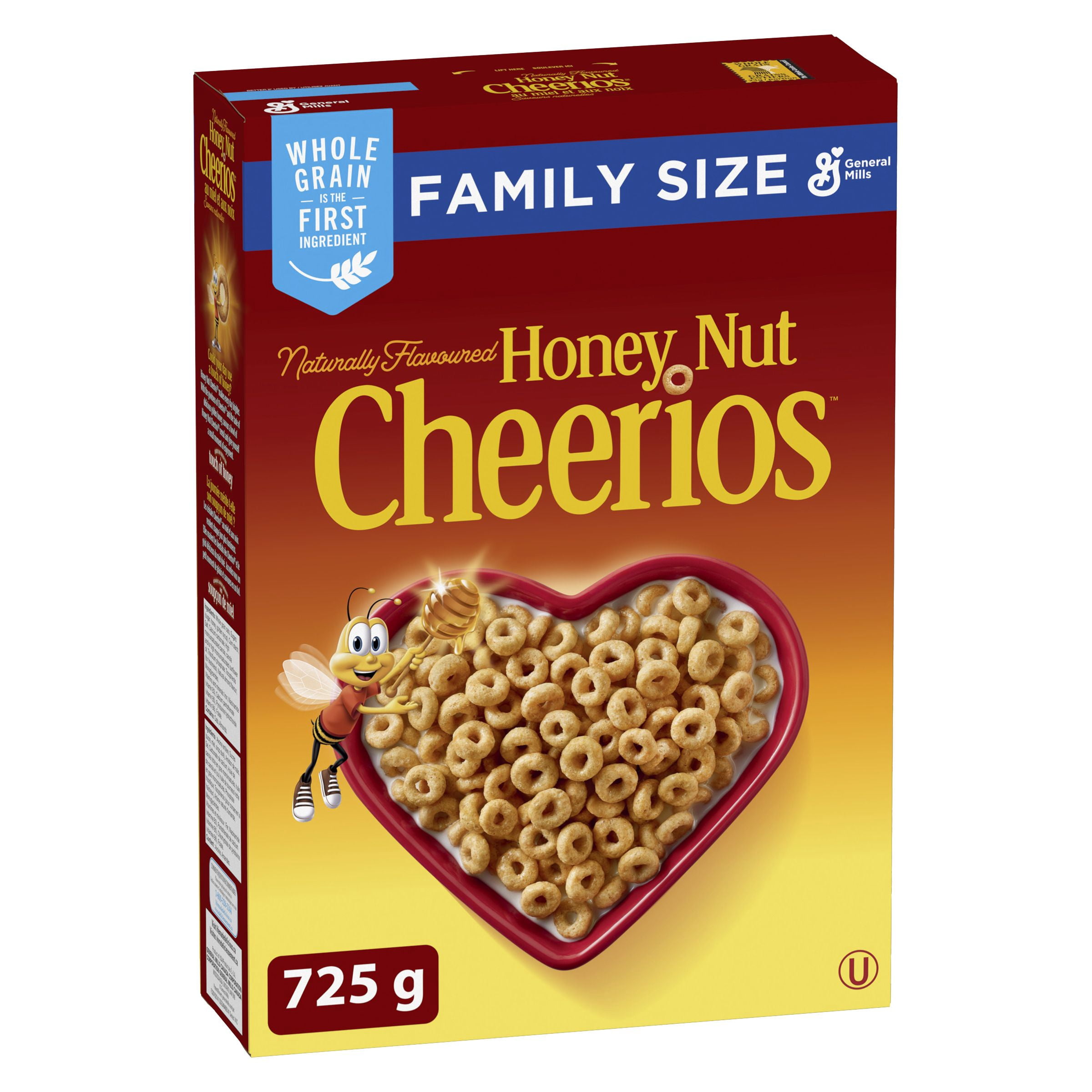 Honey Nut Cheerios Naturally Flavoured Cereal, 725 g