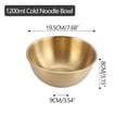 thumbnail image 3 of Vaidha Stainless Steel Cold Noodles Bowl With Scale Household Fruit Bowl Mixed With Rice Bowl Tableware, 3 of 3