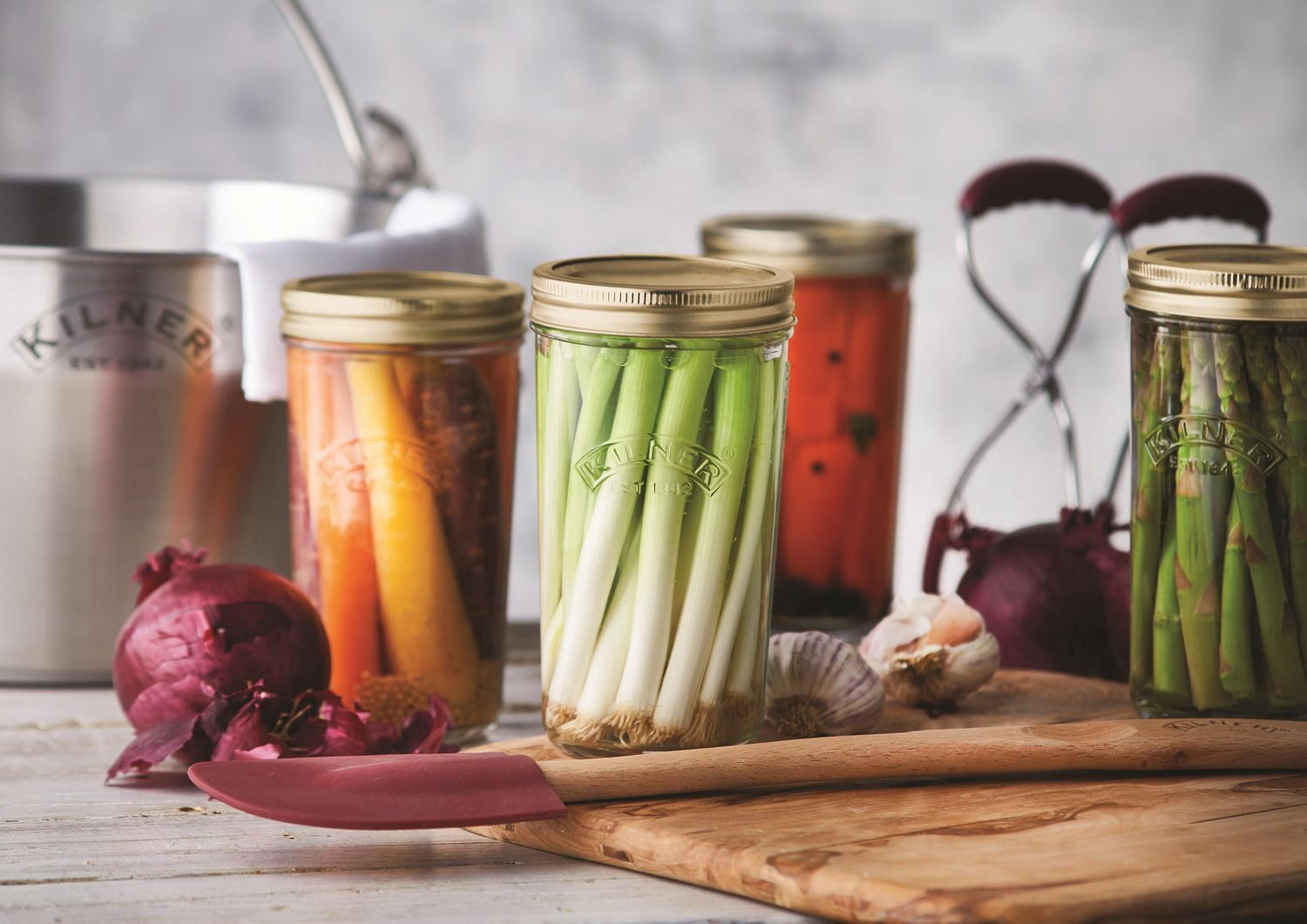 Kilner Pots Mason en verre à ouverture large avec couvercles scellés, 500ml