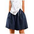thumbnail image 1 of Plebaso Casual Shorts Womens High Waisted Wide Leg Shorts Loose Solid Color Summer Shorts with Pockets, 1 of 6
