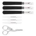 thumbnail image 3 of Tbest Kit de Rippeur de Couture Durable en Acier Inoxydable Poignées Pratiques pour Enlever les Fils pour Couture Broderie Quilting, Outil de Retrait de Couture, 3 of 8