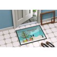 thumbnail image 4 of Carolines Treasures BB9334JMAT California White Rabbit Tapis de Noël pour Intérieur Ou Extérieur - 24 x 36 Po, 4 of 4