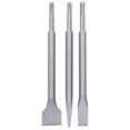thumbnail image 2 of Hammer Drill Chisels Set, Concrete Removal Tool 3Pcs Chisel Kit Torsion Resistant Labor Saving High Hardness  For  Electrical Tools For  For  Round Handle,5 Pit Handle, 2 of 8