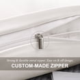 thumbnail image 4 of PiccoCasa Pure Cotton Pillowcases 2 Pcs Soft with Zipper Isabelline Standard, 4 of 7