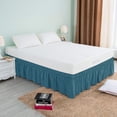 thumbnail image 2 of Subrtex Easy Fit Bed Skirts , Wrap Around Dust Ruffle with Long Tailored Drop, 2 of 6