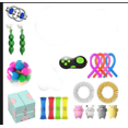thumbnail image 1 of Honganda Silicone Decompression Toy Kit, Press Type Stress Relief Toys Set, 1 of 6