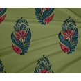 thumbnail image 4 of oneOone Polyester Lycra Fabric Leaves & Floral Block Print Fabric By The Yard 56 Inch Wide, 4 of 4