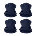 thumbnail image 1 of Uxcell Neck Gaiter, 4 Pack Breathable Cooling Face Cover Scarf for Cycling Running, Navy Blue, 1 of 7