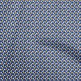 thumbnail image 1 of oneOone Cotton Poplin Blue Fabric Geometric Craft Projects Decor Fabric Printed By The Yard 56 Inch Wide, 1 of 5