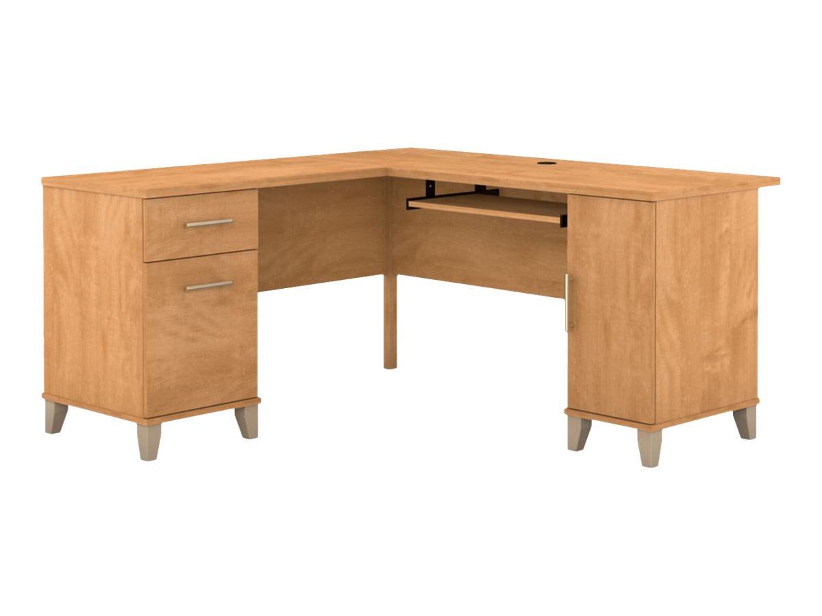 Bush Furniture Somerset Bureau en L de 60 Po avec Clavier