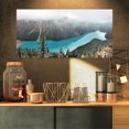 thumbnail image 1 of Beautiful Petyo Lake Panorama - Landscape Artwork Canvas, 1 of 3