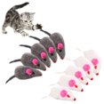 thumbnail image 1 of 10PCS Mice Toy Interactive Funny Cat Toy Squeaky Toy Training Toy for Pet Kitten, 1 of 8