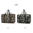 thumbnail image 4 of Decodeary Stackable Storage Bag Reusable And Easy To Waterproof Travel Storage Bag Luggage Brown camouflage Large size, 4 of 6