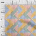 thumbnail image 1 of oneOone Polyester Lycra Fabric Line|Chevron & Triangle Geometric Fabric Prints By Yard 56 Inches Wide, 1 of 4