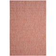 thumbnail image 3 of Safavieh Collection Courtyard Tapis Rond Intérieur/extérieur, Rouge et Beige, Diamètre 6 Pieds7 Pieds, 3 of 7