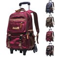 thumbnail image 4 of Student Rolling Backpack Detachable Luggage Wheeled Backpack School Backpack, 4 of 4
