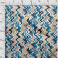 thumbnail image 3 of oneOone Polyester Spandex Teal Blue Fabric Geometric Craft Projects Decor Fabric Printed By The Yard 56 Inch Wide-GW, 3 of 5