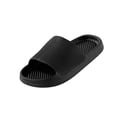 thumbnail image 1 of Men's Open Toe Slide Sandals Quick Drying Non Slip Bathroom Water Shower Shoes Slip On Summer Beach Slippers Black Size 9, 1 of 3