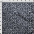 thumbnail image 4 of oneOone Cotton Silk Medium Blue Fabric Abstract Craft Projects Decor Fabric Printed By The Yard 42 Inch Wide, 4 of 4