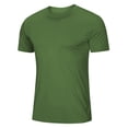 thumbnail image 2 of AherBiu T-Shirts pour Hommes à Col Rond Extensibles à Séchage Rapide pour l'Extérieur Légers T-Shirts de Performance, 2 of 4