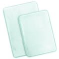thumbnail image 2 of Set of 2 Large Clara Clark Bath Mat Bathroom Rug - Absorbent Memory Foam Bath Rugs - Non-Slip, Thick, Cozy Velvet Feel Microfiber Bathrug, Plush Shower, Toilet- Floor Bathmats Carpet - Aqua - 20"x32", 2 of 6