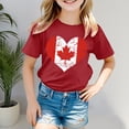 thumbnail image 2 of WEAIXIMIUNG Chemise à Rayures à Manches Longues pour Enfants T-Shirt à Manches Courtes pour Filles T-Shirt d'Été à Col Rond Coupe Décontractée T-Shirts Basiques, 2 of 4