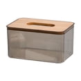 thumbnail image 2 of SSZMDLB Paper Towel Box, Tissue Box, Transparent Paper Towel Storage Box, Household Living Room Decor Box, Vintage Style Tissue Holder for Countertop, 2 of 9