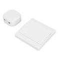 thumbnail image 3 of Wireless Light Switch, Detachable Smart Wireless Wall Switch Self Powered Strong Signal With Receiver For Incandescent Lamps, 3 of 8