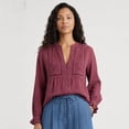 thumbnail image 2 of Devoted, Embroidered Blouse, Sizes XS-XL, 2 of 4
