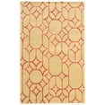 thumbnail image 1 of Aspire Wool Window Ivory & Coral 2' x 3' Accent Rug, 1 of 3