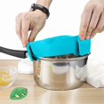 thumbnail image 3 of Passoire à Clip pour Casseroles et Poêles, Passoire à Clipser Fabriquée par la FDA, Silicone Résistant à la Chaleur, Facile à Utiliser et à Ranger, Va au Lave-Vaisselle, 3 of 7