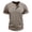Khaki, variant on cfhntfmh Men's Henley Shirts Short Sleeve Casual Basic Tee Summer Button Muscle Slim Soild Color T Shirts