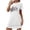 White, variant on Satin Pajamas Women Sleep Shirts for Women Short Sleeve Night Shirts for Sleeping Pullover Nightgown Soft Cute Printed Nightdress Gowns for Women Sleepwear Pajama Dress Women Pajamas Gray L