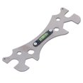 thumbnail image 1 of Special Wrench,   Bathroom Wrench Sliver Rust Prevention Electroplated  Stainless Steel Non Deformable  For Washing Machine Taps, 1 of 8