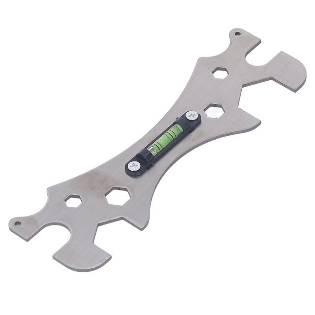 Special Wrench, Bathroom Wrench Sliver Rust Prevention Electroplated Stainless Steel Non Deformable For Washing Machine Taps