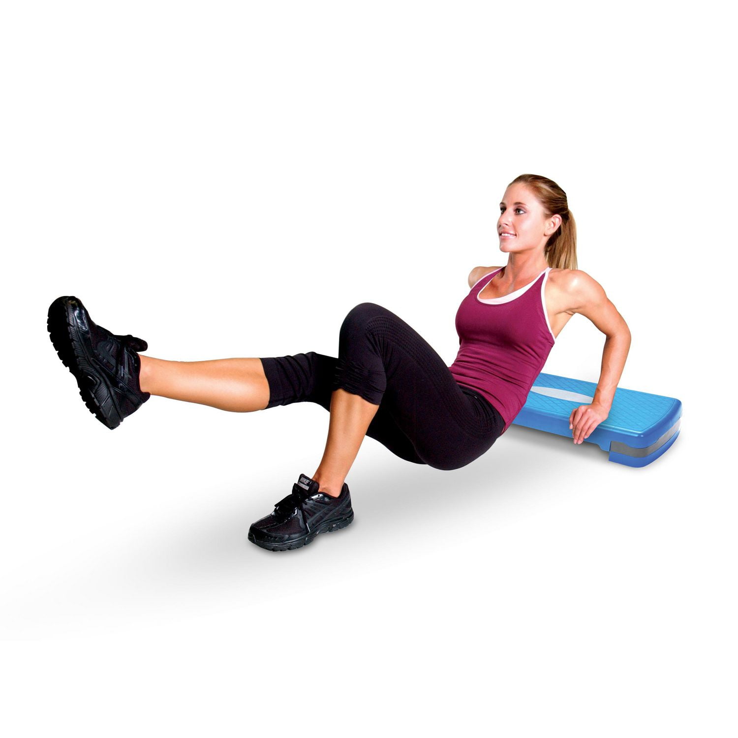 Tone Fitness Aerobic Stepper Platform, Blue